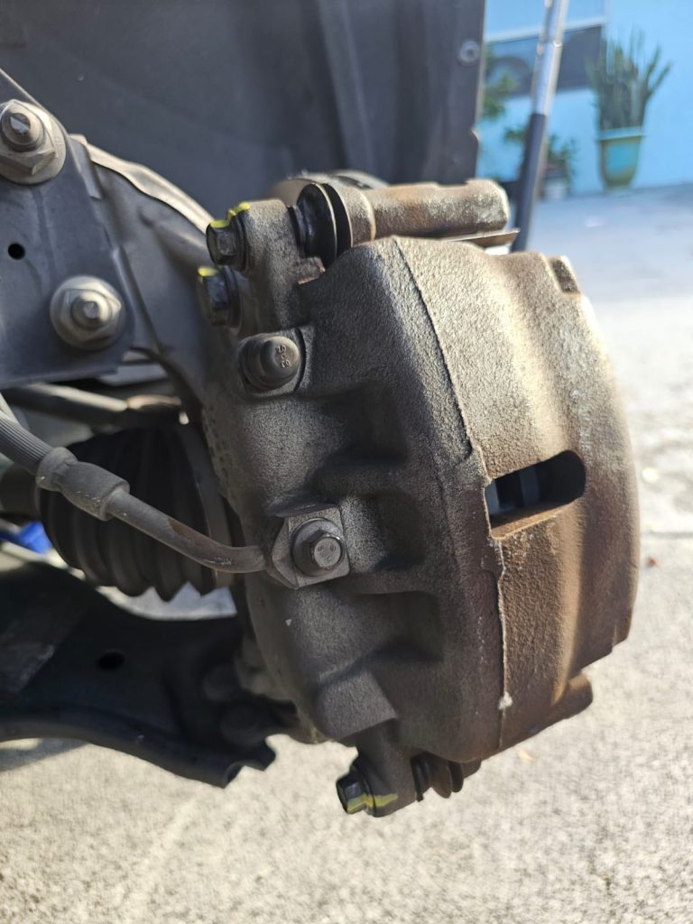 front brake pads and rotors