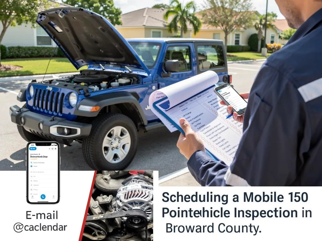 How Can You Schedule Your 150-Point Mobile Vehicle Inspection in Broward County