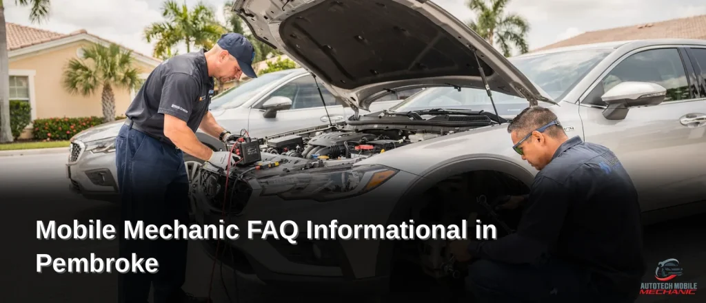 Mobile mechanic service brings expert auto repair directly across Broward County instead of requiring