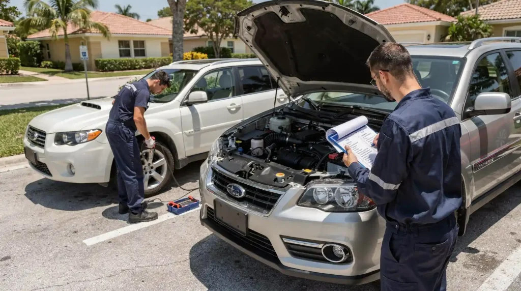 Autotech delivers expert mobile auto tech service across Broward County, including Weston.; Technicians come directly